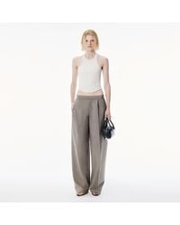 Alexander Wang - Wool Mohair Tailored Pant - Lyst