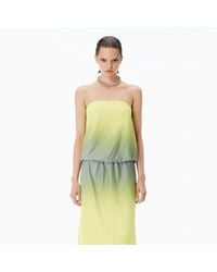 Alexander Wang - Reflective Strapless Bubble Top - Lyst