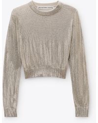 Alexander Wang - Crystal Hotfix Pullover - Lyst