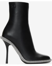 Alexander Wang - Kira Ankle Boot In Leather - Lyst