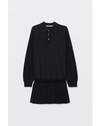 Alexander Wang - Polo Dress With Heat Pressed Skirt - Lyst