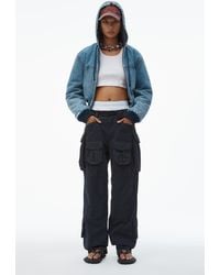 Alexander Wang - Pre-styled Cargo Pants With Brief Waistband - Lyst