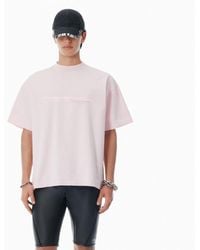 Alexander Wang - Cotton Oversized Logo Tee - Lyst
