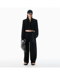 Alexander Wang - Wool-Blend Mid-Rise Pants - Lyst