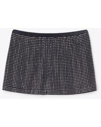 Alexander Wang - Crystal Mid-Rise Mini Skort - Lyst
