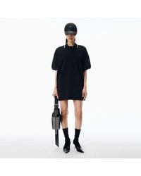 Alexander Wang - Relaxed Polo Cotton Minidress - Lyst