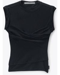 Alexander Wang - Twisted Bust Layered Tank - Lyst