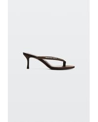 Alexander Wang - Courtney 65Mm Thong Logo Sandal - Lyst
