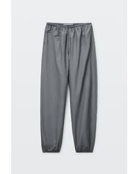 Alexander Wang - Crystal Hotfix Drawcord Mid-Rise Track Pant - Lyst
