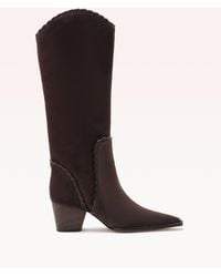 Alexandre Birman - Victoria Saddle 60 Boot Dark - Lyst