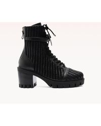 Alexandre Birman - Tresse Combat Bootie - Lyst