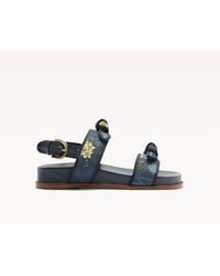 Alexandre Birman - Grosgrain Raffia Sport Sandal Laguna - Lyst