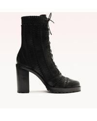 Alexandre Birman - Regina Combat Block 90 Bootie - Lyst