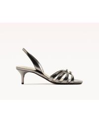 Alexandre Birman - Noelle Kitten Sandal Graphite - Lyst