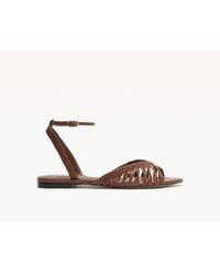 Alexandre Birman - Agatha Flat Chocolate - Lyst