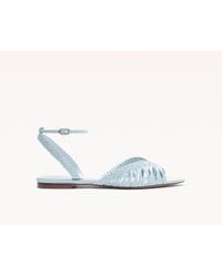 Alexandre Birman - Agatha Flat Serene Blue - Lyst