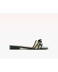 Alexandre Birman - Grosgrain Raffia Laguna Off - Lyst