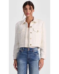 Alice + Olivia - Chloe Tweed Jacket - Lyst