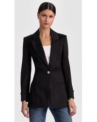 Alice + Olivia - Burns Fitted Blazer - Lyst