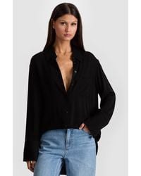 Alice + Olivia - Finely Oversized Button Down - Lyst