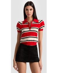 Alice + Olivia - Ramona Striped Pullover - Lyst