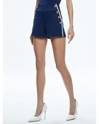 Alice + Olivia - Narin High Rise Button Front Short - Lyst
