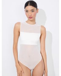 Alice + Olivia - Bandeau Sleeveless Bodysuit - Lyst