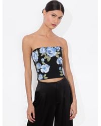 Alice + Olivia - Cece Embellished Top - Lyst