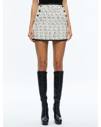 Alice + Olivia - Donald High Waisted Side Button Skirt - Lyst