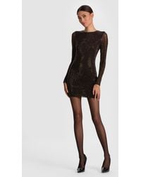 Alice + Olivia - Delora Embellished Mini Dress - Lyst