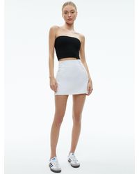 Alice + Olivia - Donald High Rise Side Button Skirt - Lyst