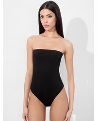 Alice + Olivia - Naomi Strapless Bodysuit - Lyst