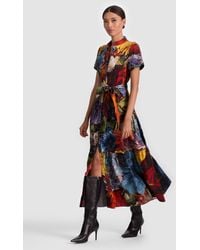 Alice + Olivia - Lucy Midi Shirt Dress - Lyst