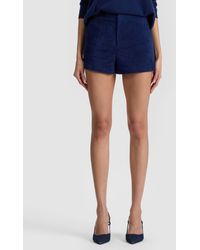 Alice + Olivia - Cady Suede Short - Lyst