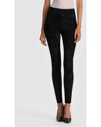Alice + Olivia - Lennox Suede Legging - Lyst