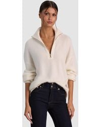 Alice + Olivia - Toby Cashmere Quarter Zip - Lyst