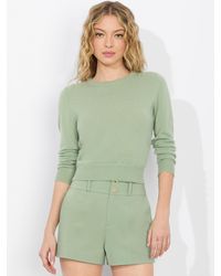 Alice + Olivia - Carolann Cashmere Shrunken Pullover - Lyst