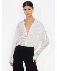 Alice + Olivia - Dimitra Oversized Button Down - Lyst