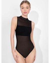 Alice + Olivia - Bandeau Sleeveless Bodysuit - Lyst