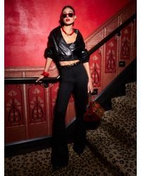 Alice + Olivia - Sylvia High Neck Wrap Jacket - Lyst