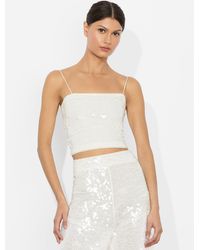 Alice + Olivia - Ceresi Embellished Top - Lyst