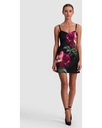 alice and olivia sophie embellished cap sleeve mini dress SOPHIE MINI DRESS in BLACK
