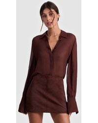 Alice + Olivia - Turner Button Down - Lyst