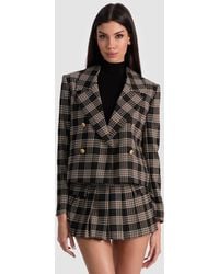 Alice + Olivia - Avery Double Breasted Blazer - Lyst