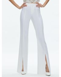 Alice + Olivia - Tisa Low Rise Clean Waistband Bootcut Pant - Lyst