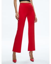 Alice + Olivia - Rmp Mid Rise Back-zip Bootcut Ankle Pant - Lyst