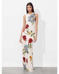 Alice + Olivia - Delora Open Back Maxi Dress - Lyst