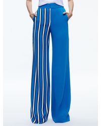 Alice + Olivia - Dylan High Rise Colorblock Pant - Lyst