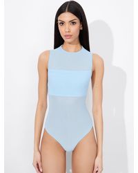 Alice + Olivia - Bandeau Sleeveless Bodysuit - Lyst