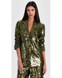 Alice + Olivia - Quincy Sequin Blazer - Lyst